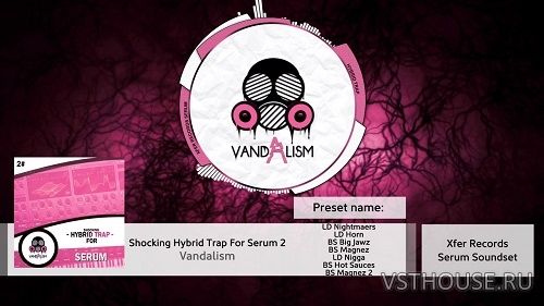 Vandalism Sounds - Shocking Hybrid Trap For Serum 2 (SYNTH PRESET)