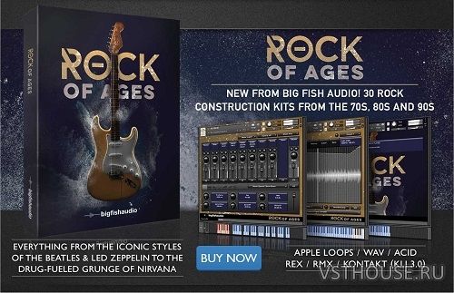 Big Fish Audio - Rock Of Ages (AIFF, REX2, RMX, WAV)