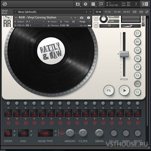 Rattly and Raw - The Vinyl Carving Station (KONTAKT)
