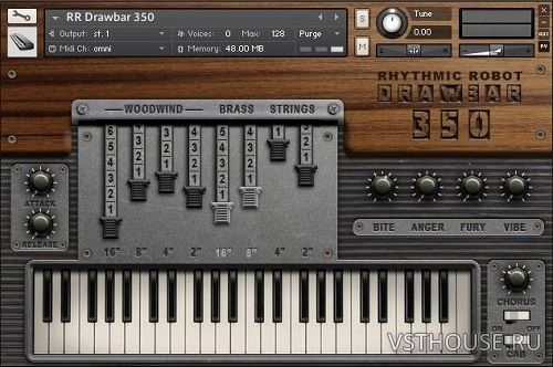 Rhythmic Robot Audio - Drawbar 350 (KONTAKT)