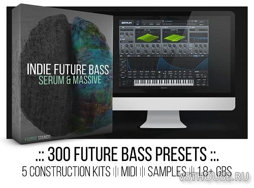 Surge Sounds - Indie Future Bass (SYNTH PRESET, MIDI, WAV)