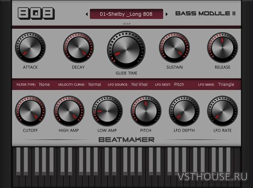 BeatMaker - 808 Bass Module 2.5.0 VSTi, AU WIN.OSX x86 x64