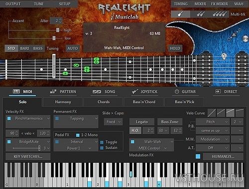 MusicLab - RealEight 4.0.0.7254 STANDALONE, VSTi, VSTi3, AU WIN.OSX