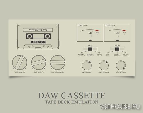 Klevgrand - DAW Cassette 1.1.1 VST, AAX x64