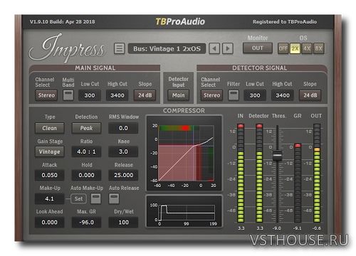 TBProAudio - Impress 1.9.10 VST, VST3, RTAS, AAX x86 x64