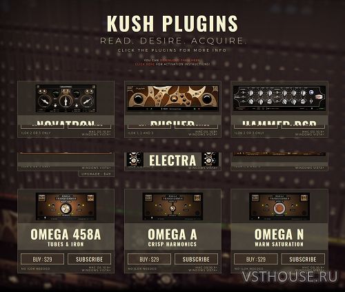 Kush Audio – Plugins Bundle VST Free Download