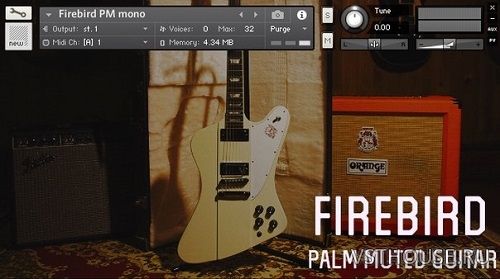 Firebird palm muted guitar (KONTAKT)