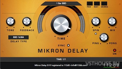 112dB - Mikron Delay 1.0.4 VST, VST3, AAX x86 x64