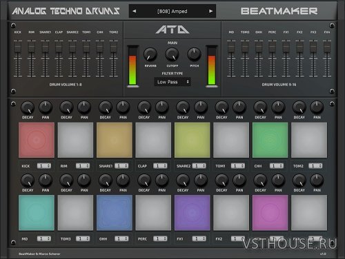 BeatMaker - Analog Techno Drums 1.0.0 VSTi, VST3, AU x86 x64