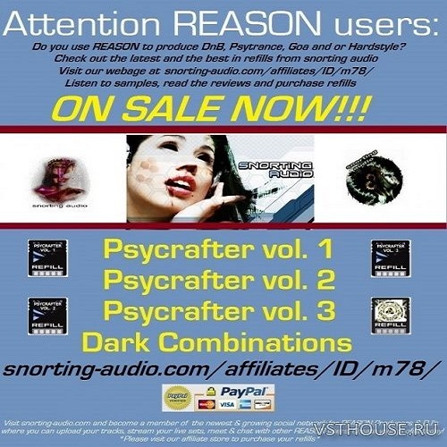 SnortingAudio - PsyCrafter Vol. 1.2.3 (Refill)