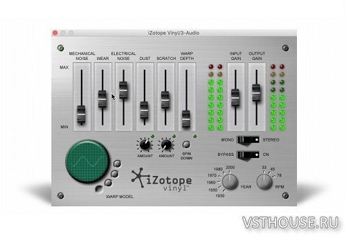 iZotope - Vinyl 1.80 VST, VST3, AAX x86 x64