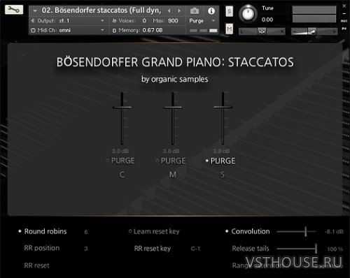 Organic Samples - Boesendorfer Grand Piano Staccatos (KONTAKT)