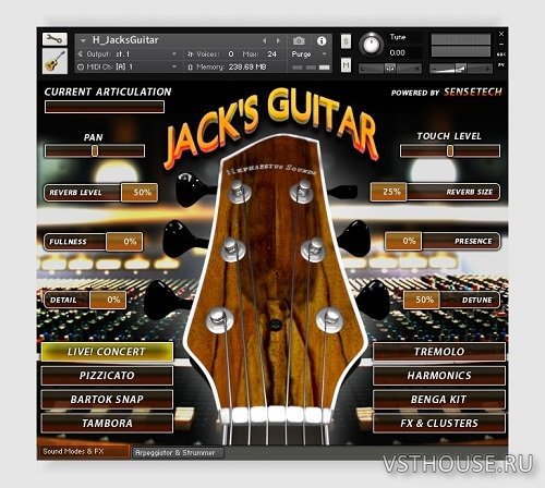 Hephaestus Sounds - Jack's Concert Guitar v1.10 (KONTAKT)