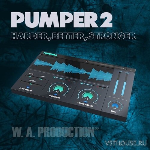 W.A.Production - Pumper2 v1.0.1 VST, AU WIN.MAC x86 x64