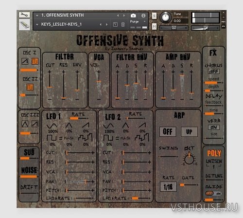 Insanity Samples - Offensive Synth (KONTAKT)