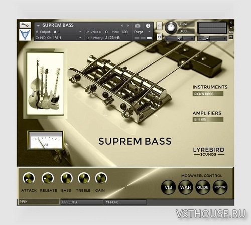 Lyrebird Sounds - Suprem Bass (KONTAKT)
