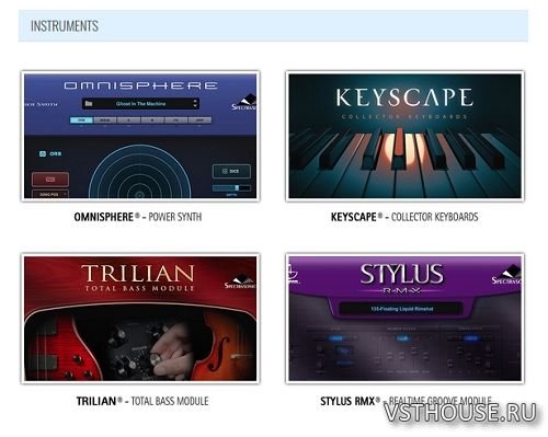 Spectrasonics - Omnisphere 2 + Keyscape + Trilian + Stylus RMX VSTi
