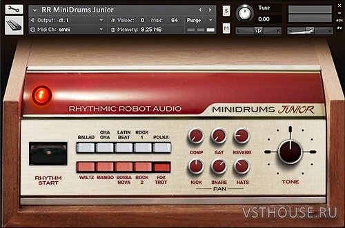 Rhythmic Robot Audio - Minidrums Junior (KONTAKT)