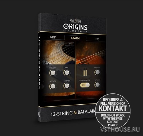 Sonuscore - Origins Vol.3 12-String & Balalaika (KONTAKT)