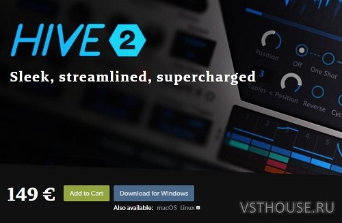 u-he - Hive v2.0.0.8791 VSTi, VST3, AAX x86 x64