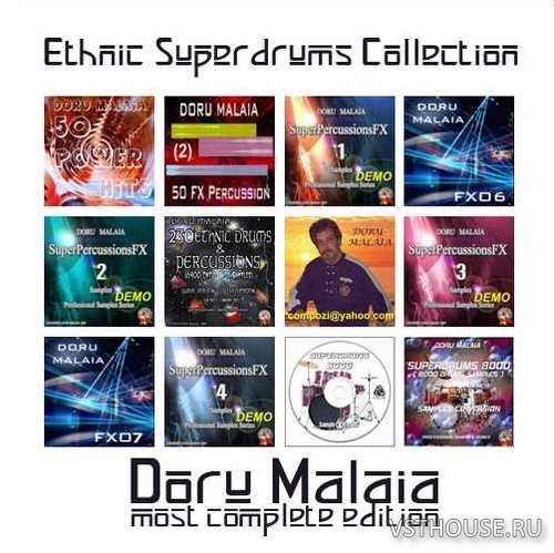 Doru Malaia - Ethnic super Drum collection (KONTAKT, WAV)