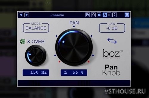 Boz Digital Labs - Pan Knob v1.0.2 VST, VST3, RTAS, AAX, AU WIN.OSX
