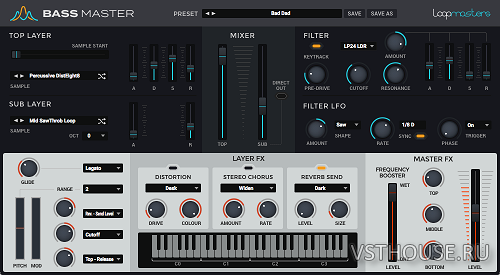 Loopmasters - Bass Master 1.1.3 VSTi, AU WIN.OSX x64 R2R