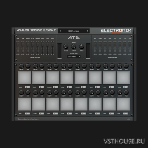 Electronik Sound Lab - Analog Techno Drums 1.2.0 VSTi, VST3, AUi