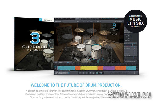 Toontrack - Superior Drummer 3.1.5 STANDALONE, VSTi, AAX x64