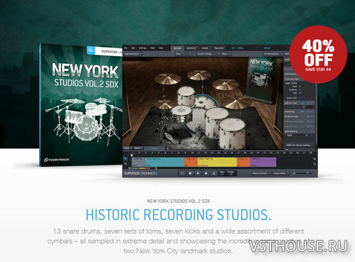 Toontrack - New York Studios Vol.2 SDX v1.5.0 (SOUNDBANK)