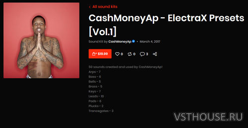 CashMoneyAp - ElectraX Presets Vol.1 (SYNTH PRESET)