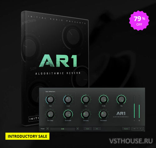Initial Audio - AR1 Reverb v1.0.1 VST, VST3, AU WiN.OSX x64 R2R