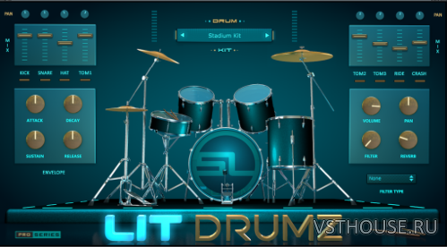 StudioLinked - Lit Drumz 1.0 VSTi, AUi WIN.OSX x64
