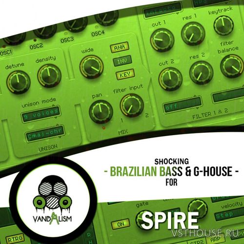 Vandalism - SHOCKING BRAZILIAN BASS & G-HOUSE For Spire (SYNTH PRESET)