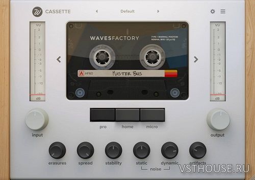 Wavesfactory - Cassette 1.0.4 VST, VST3, AAX x64