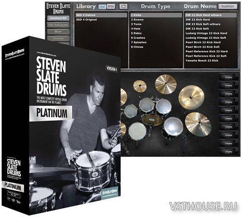 Steven Slate Drums - SSD 4 Platinum 1.1 + 4 Expansions