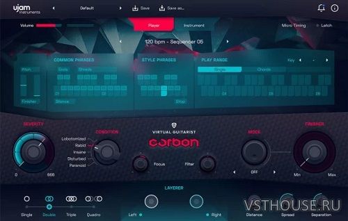 UJAM - Virtual Guitarist Carbon 1.0.1 VSTi, AAX x64 NO INSTALL
