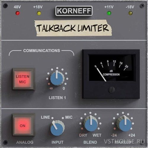 Korneff Audio - The Talkback Limiter 1.0 VST3, AAX x64