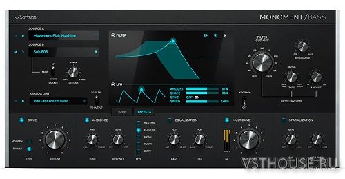 Softube - Monoment Bass v2.5.9 VSTi, VSTi3, AAX x64 R2R