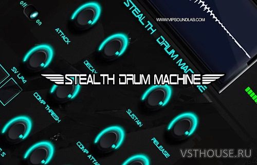Vip Soundlab - Stealth Drum Machine (KONTAKT, MASCHINE, WAV)