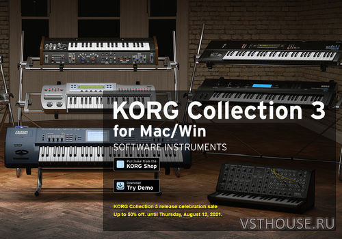 KORG - Legacy Collection 3 STANDALONE, VSTi, AAX x64 Win