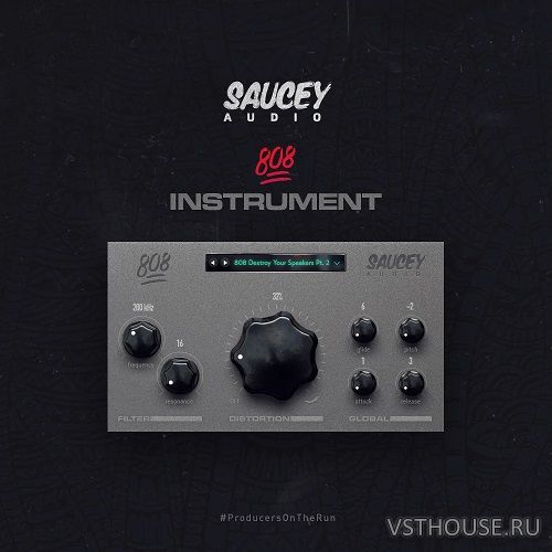 Saucey Audio - 808 VSTi3, AUi WIN.OSX x64