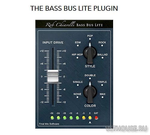 Final Mix Software - THE BASS BUS LITE PLUGIN 1.0.0 VST, AAX, AU