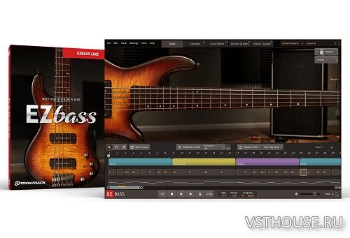 Toontrack - EZbass 2.2.1 STANDALONE, VSTi, AAX x64 UPDATE ONLY
