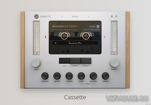 Wavesfactory - Cassette 1.0.5 VST, VST3, AAX x64