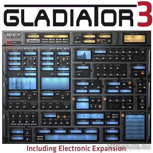 Tone2 - Gladiator v3.1.0 STANDALONE, VSTi, VSTi3 x64