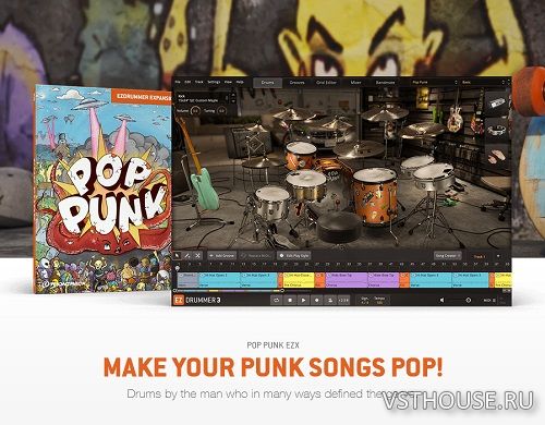 Toontrack - Pop Punk EZX Library Update v1.0.1 (SOUNDBANK)