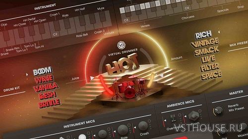 uJAM - Virtual Drummer HOT v2.3.0 VSTi, VSTi3, AAX x64