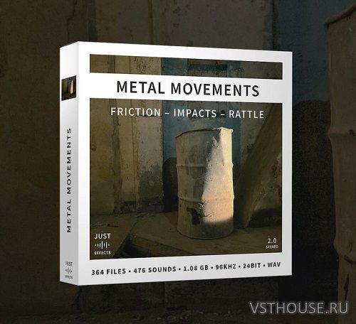 Just Sound Effects - Metal Movements QUAD and Stereo version (WAV)
