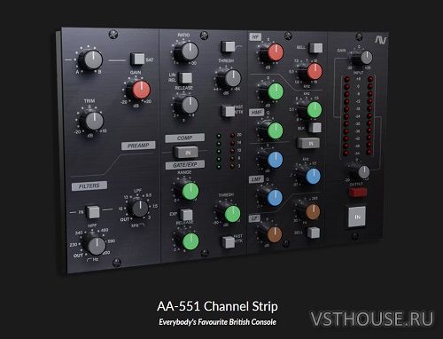 Audio Assault - AA-551 Channel Strip v1.01 VST, VST3, AAX x64